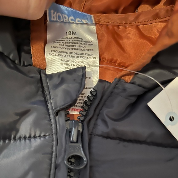 ROBEEZ Puffer-style Jacket, size 12-18 months, NWT - Picture 6 of 7